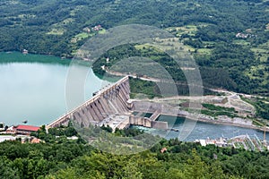 Artificial Lake and Great Dam on Tara National Park