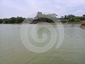 Artificial lake Made by district gov photo