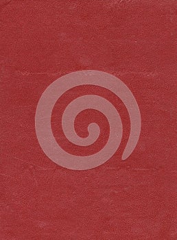 Artificial leather texture. Red old book cover.
