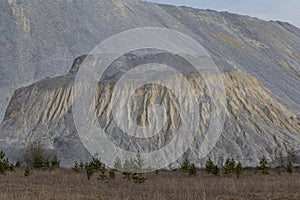 Artificial mounds from the quarry