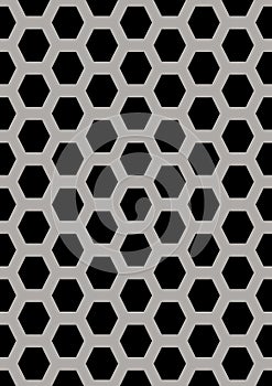 Artificial perforated metal plate