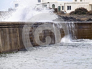 Artificial pool of La Charca photo