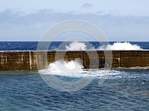 Artificial pool of La Charca photo