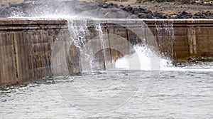 Artificial pool of La Charca photo