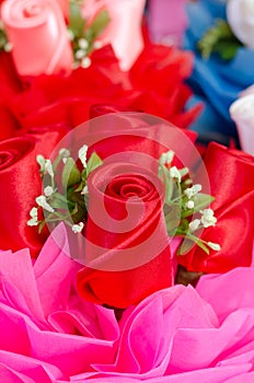 Artificial rose flowers bouquet