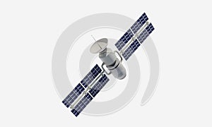 Artificial satellite concept 3D