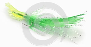 Artificial shirm in hook