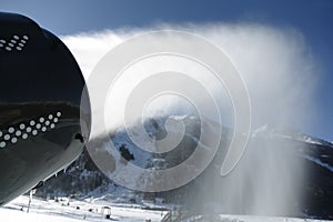 Artificial snow system