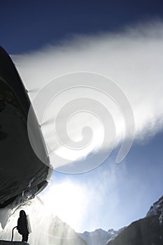 Artificial snow system