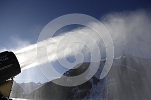 Artificial snow system