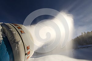 Artificial snow system