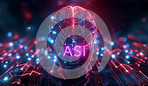 Artificial Super Intelligence (ASI) Logo - ASI is a hypothetical type of intelligent agent