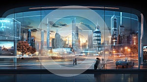 artificial tech futuristic background