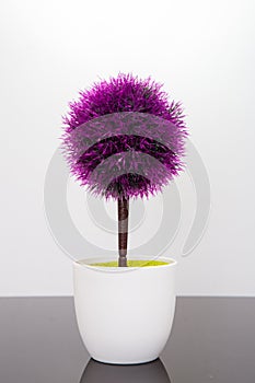 Artificial tree in heart shape