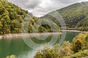 Artificial Zlatar lake in Serb