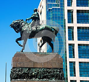 Artigas Mausoleum at Plaza Independencia in Montevideo photo