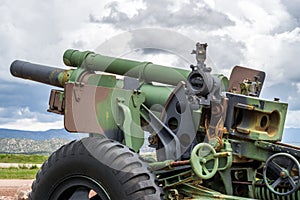 Artillary cannon us army 105mm M2 A2 Pullman Standard