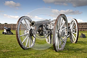 Artillery cannon from 1812 photo