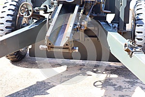 Artillery is a firearm with a barrel width army photo