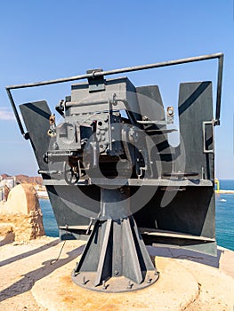 Artillery gun at Fort Mutrah in Muscat, the capital of Oman