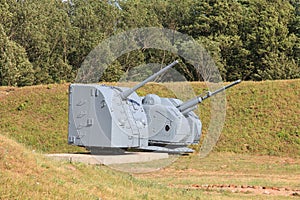 Artillery guns four