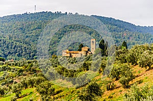 Artimino Tuscany Italy Ss. Maria e Leonardo parish church