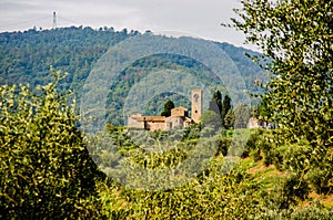 Artimino Tuscany Italy Ss. Maria e Leonardo parish church