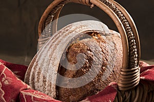 Artisan Bread in a Basket 3