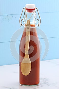 Artisan made red hot sauce