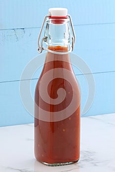 Artisan made red hot sauce