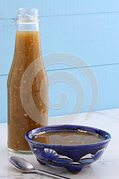 Artisan made tomatillo sauce