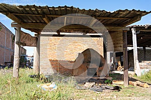 Artisan oven for making tequila and raicilla. photo