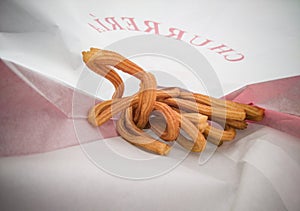 Artisan ring churros in bag