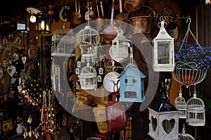 Artisan shop in a typical village in Italy