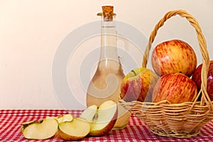 Artisanal preparation of healthy organic apple cider vinegar