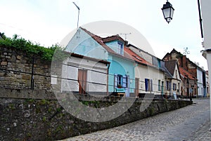 Artisans houses in Montreuil, Northern France