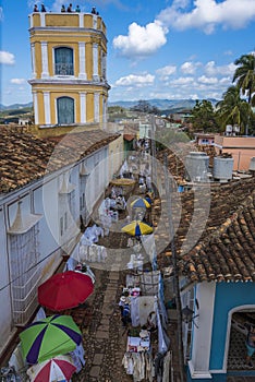 Artisans market in Trinidad, Cuba photo