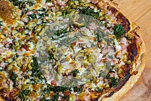 Artisian pizza photo