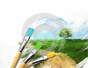 Artist brushes with img