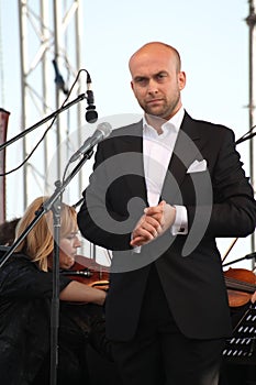 Artist opera singer Aldo Caputo, tenor, italian opera star