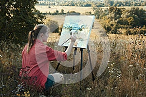 Artist on the plain air