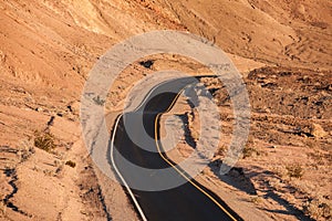 Artist`s Drive in Death Valley