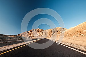 Artist`s Drive in Death Valley