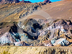 Artist`s Palette in Death Valley National Park, California, USA