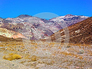 Artist`s Palette in Death Valley National Park, California, USA