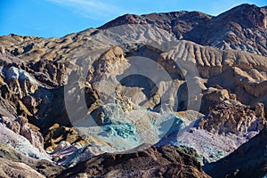 Artist`s Palette landmark place in Death Valley National Park