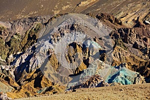 Artist`s Palette landmark place in Death Valley National Park
