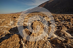 Artist`s Palette landmark place in Death Valley National Park, C