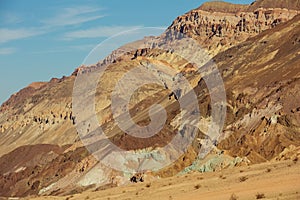 Artist`s Palette landmark place in Death Valley National Park, California, USA