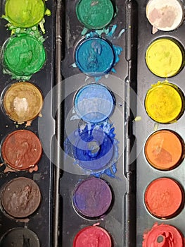 Artist Supply of Watercolor Pan Paints